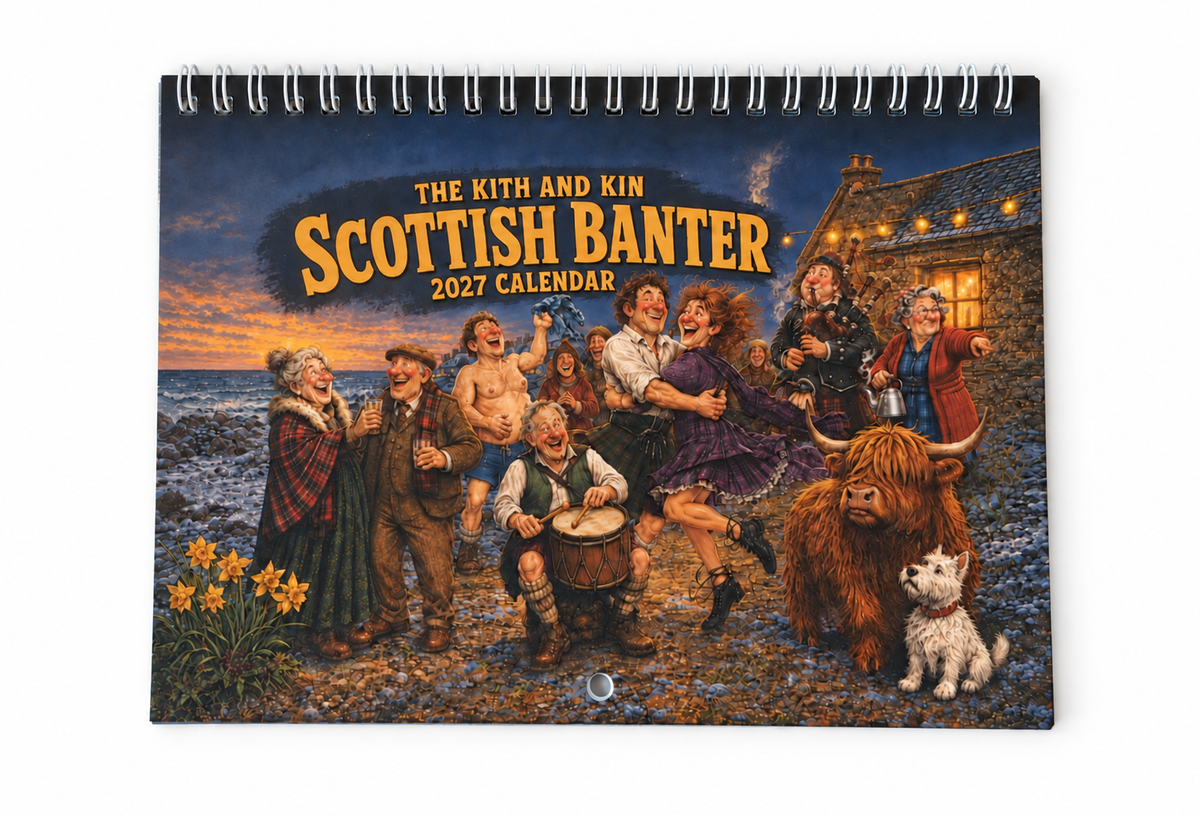 The Kith and Kin Scottish Banter Calendar 2027.