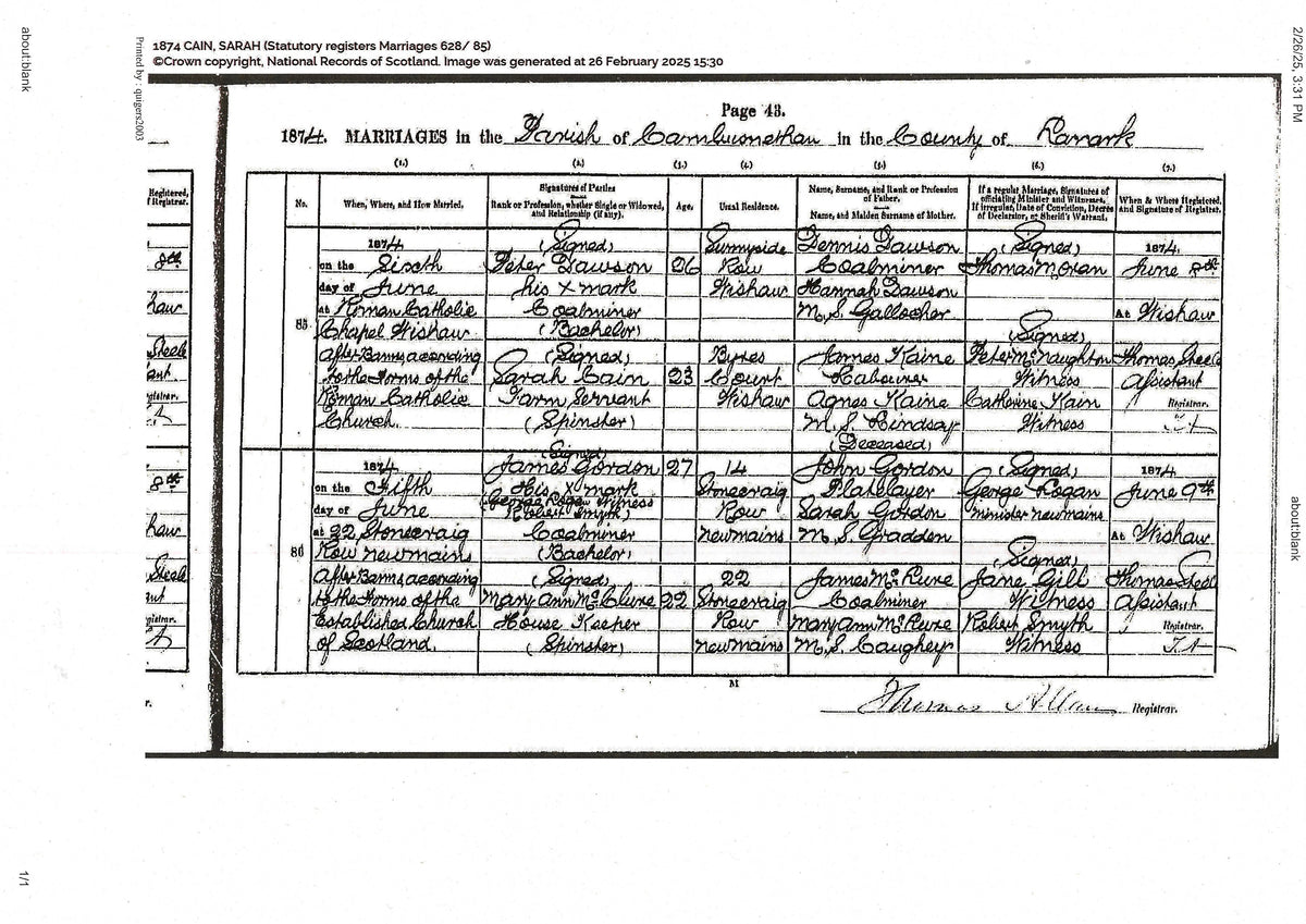 Scottish Genealogy Document Retrieval