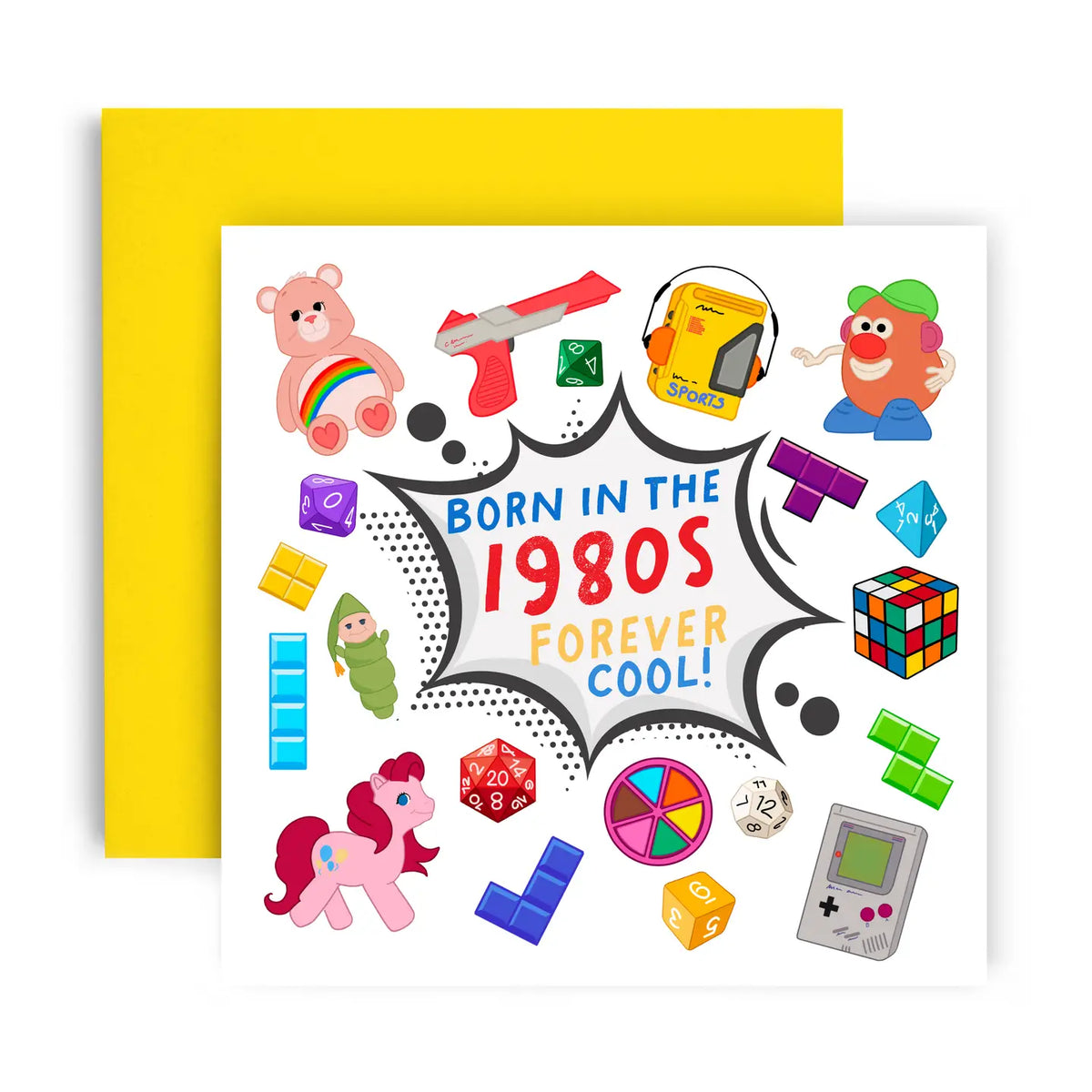 Born in 1980's Birthday Card