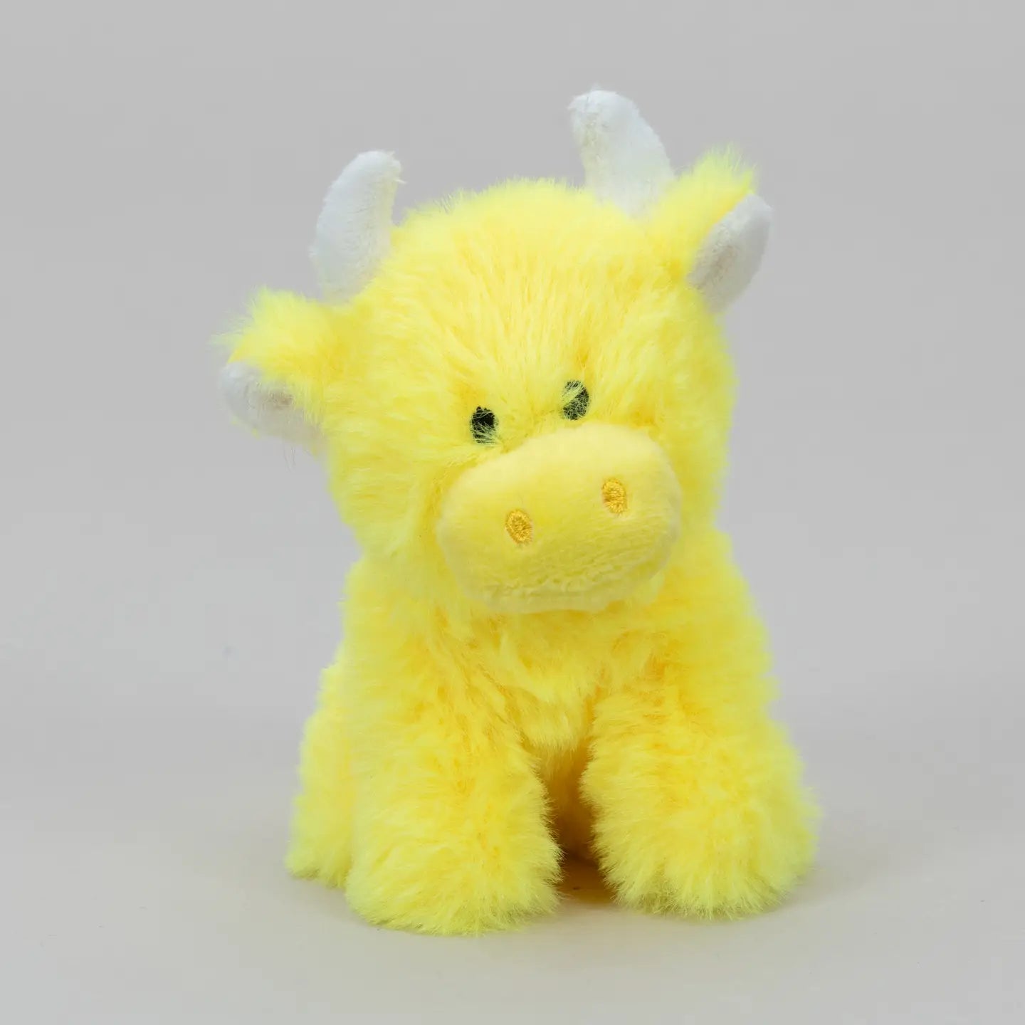 Yellow Mini Highland Cow Coollectible Soft Toy Cow