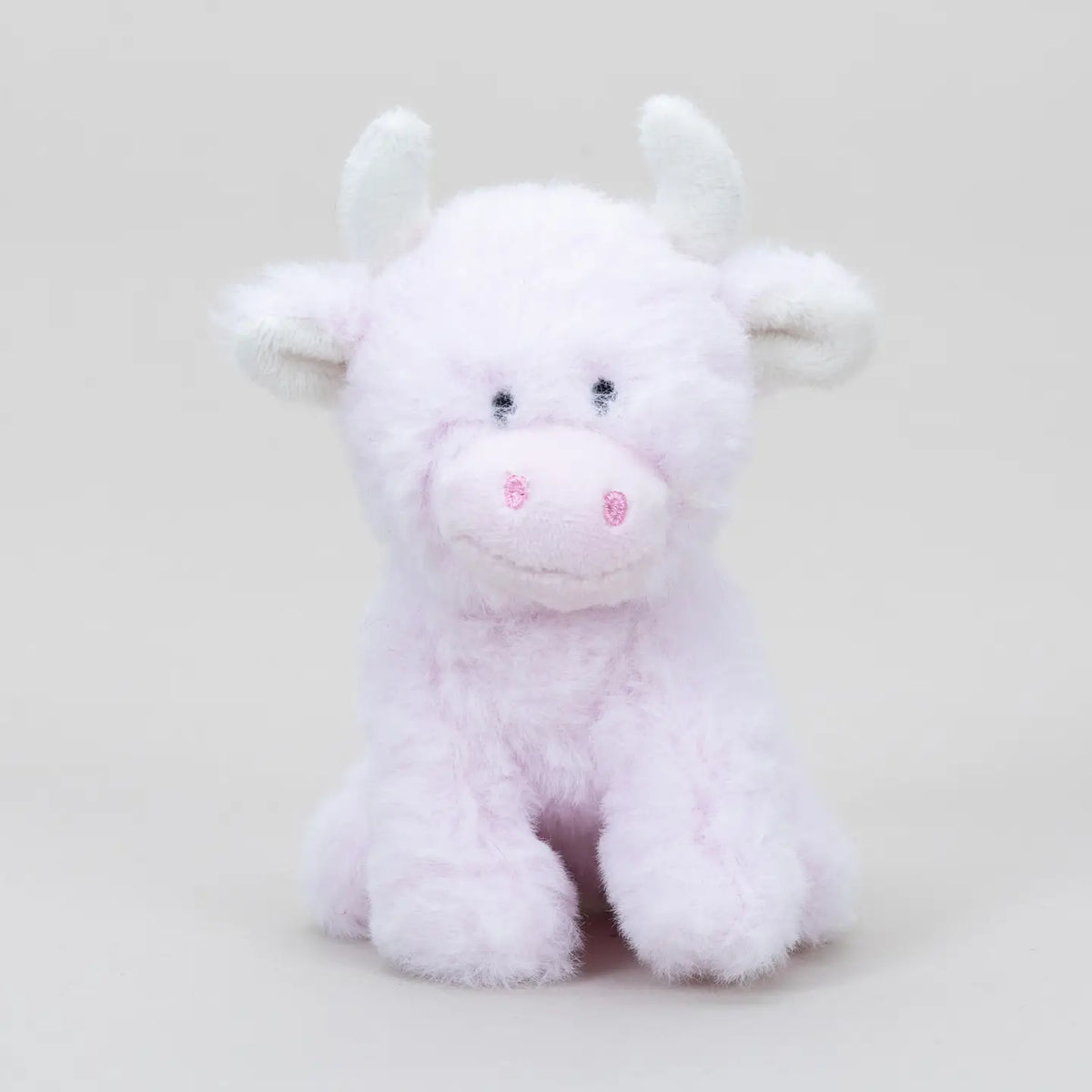 Pink Mini Highland Cow Coollectible Cow