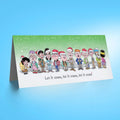 Auld Pals Whole Gang - Green Christmas Card