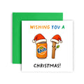 Funny Christmas Card For You Friend - Merry Fantastick Xmas