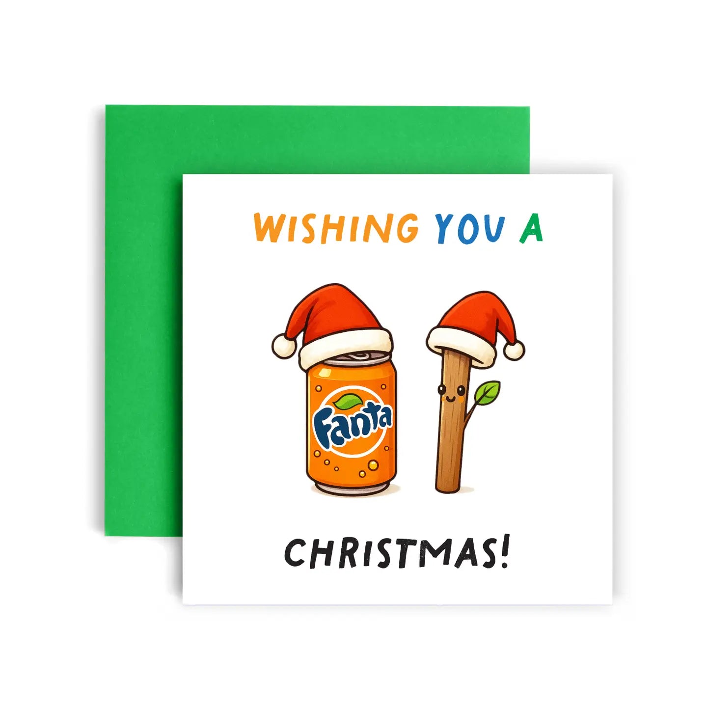 Funny Christmas Card For You Friend - Merry Fantastick Xmas