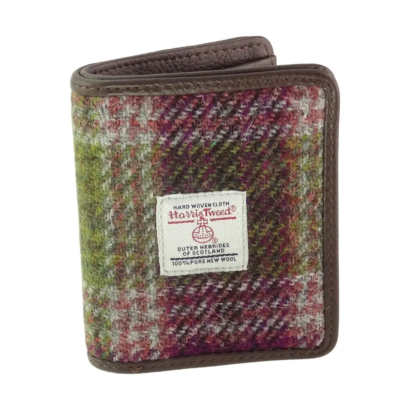 Harris Tweed 'Lewis' Credit Card Holder Heather Check
