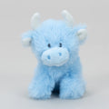 Baby Blue Mini Highland Cow Soft Toy Coollectible Cow