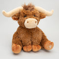 Horny Highland Cow Plush Brown Medium Soft Toy - 23cm
