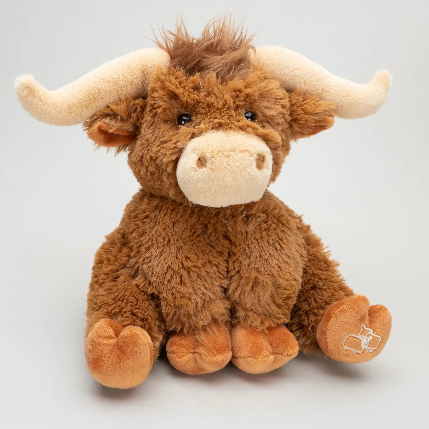 Horny Highland Cow Plush Brown Medium Soft Toy - 23cm