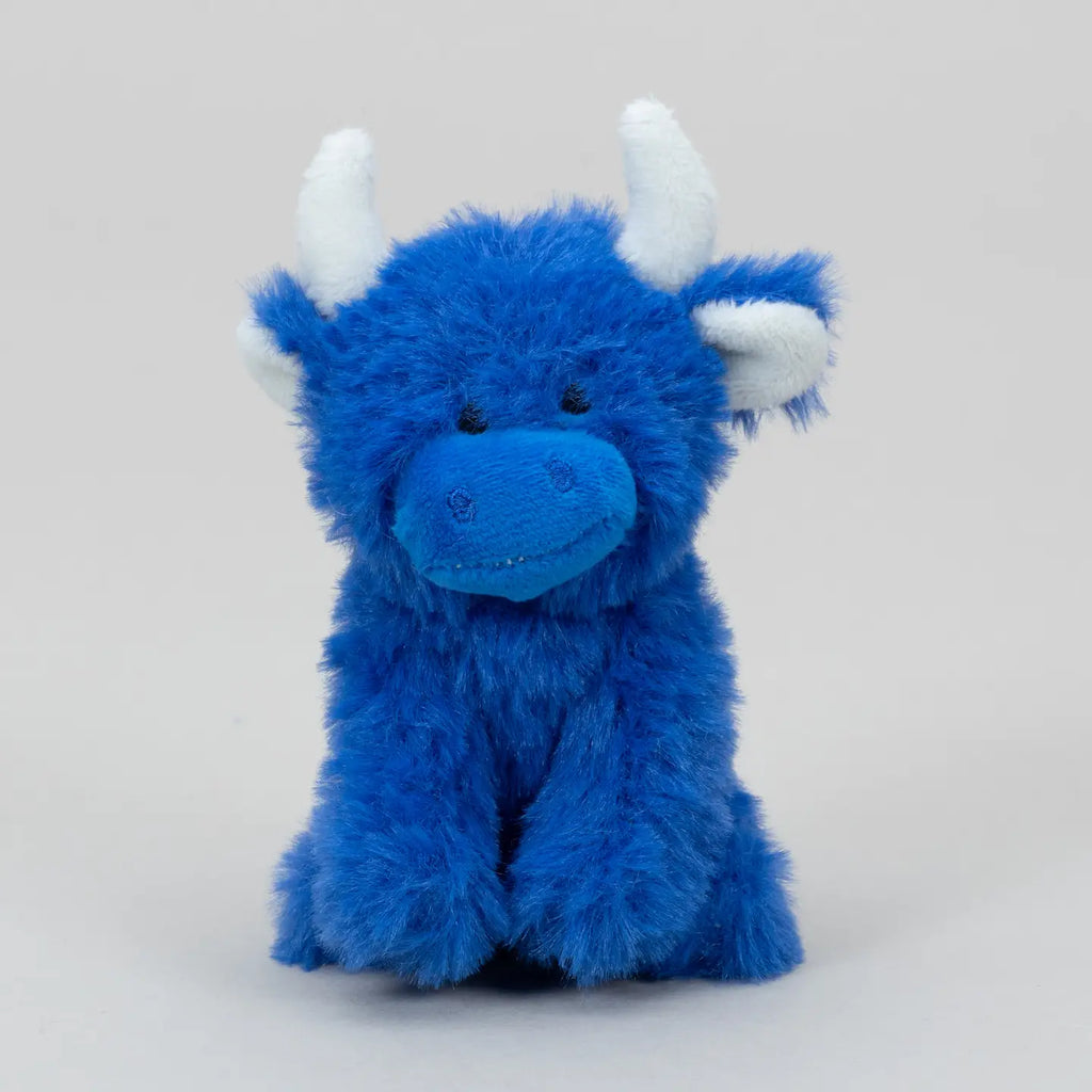 Dark Blue Mini Highland Coollectible Cow