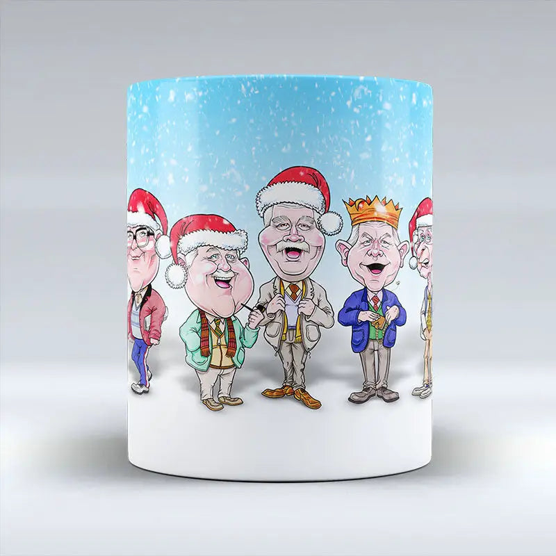 Auld Pals - Blue Christmas Mug