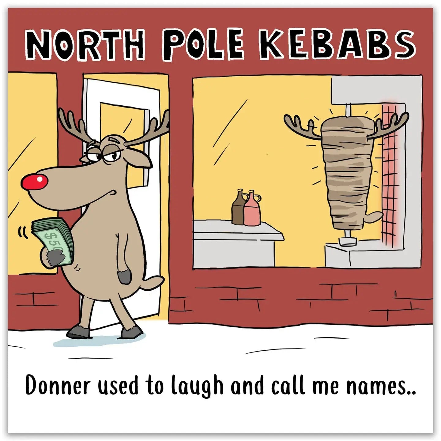 Donner Kebab - Funny Christmas Card