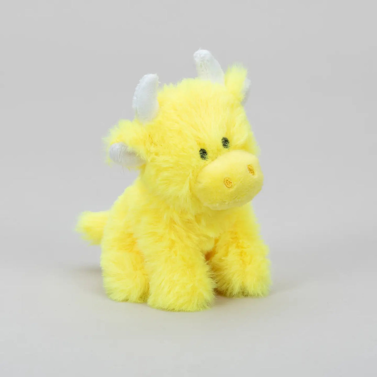 Yellow Mini Highland Cow Coollectible Soft Toy Cow